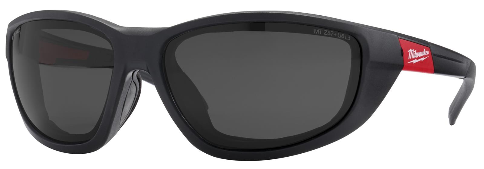Milwaukee Safety Glasses 48-73-2046, Polycarbonate Tinted Lens,  Polycarbonate