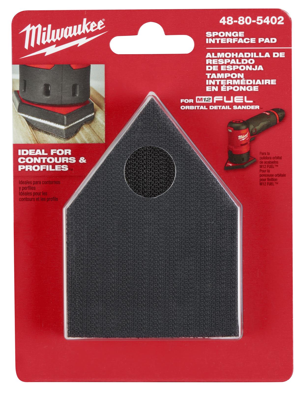 Milwaukee Tool 48805402 Milwaukee Sponge Interface Pads for M12 FUEL