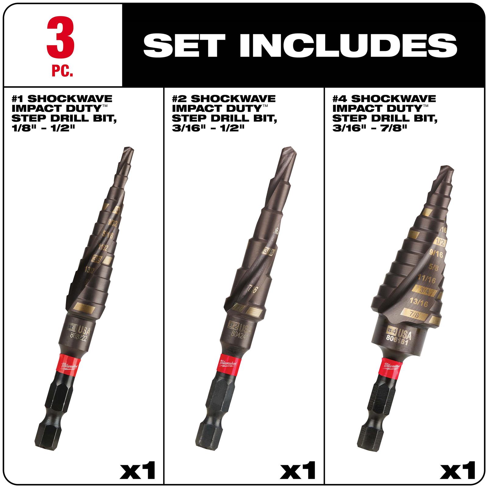 Milwaukee Tool 48-89-9254 Milwaukee SHOCKWAVE Impact Duty Step