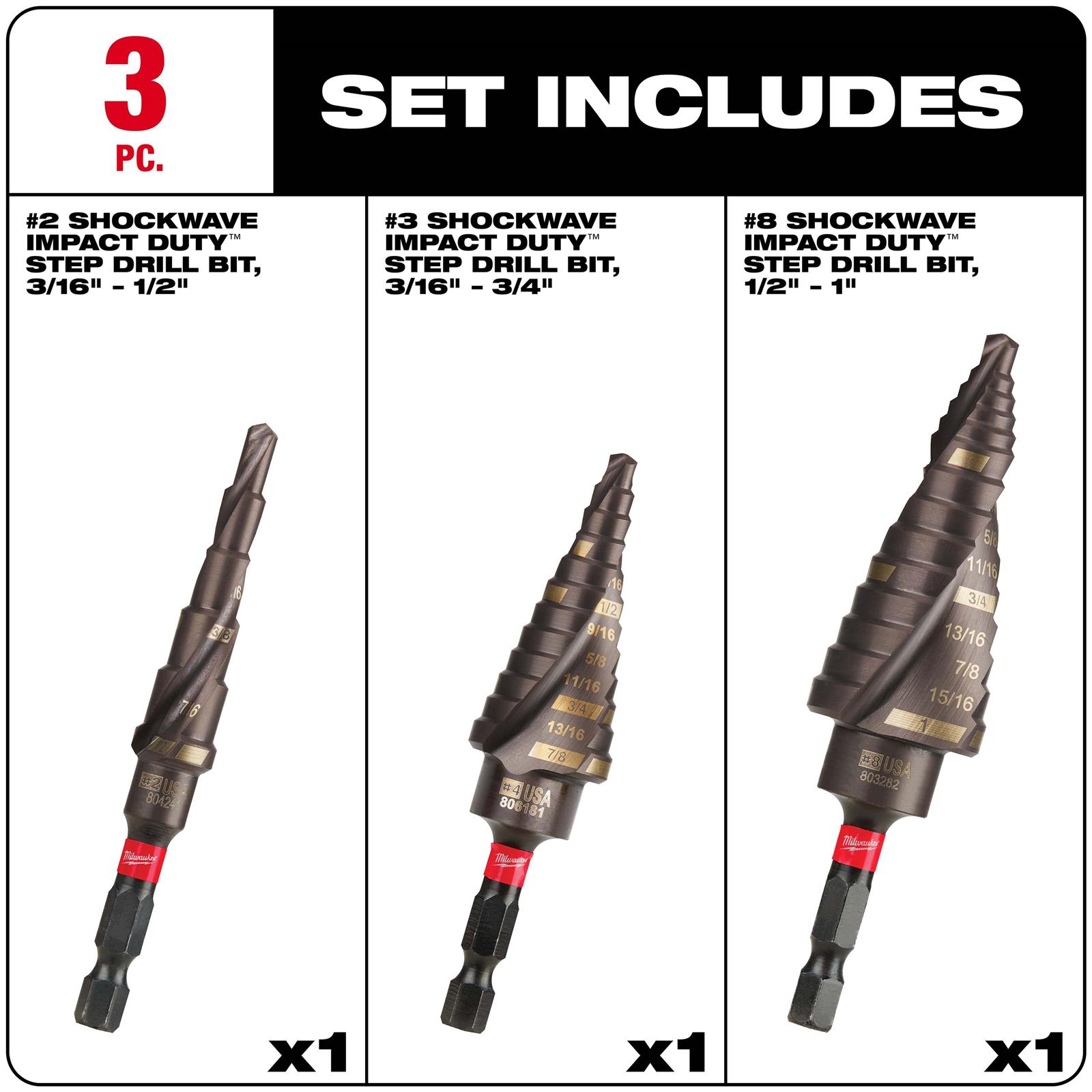 Milwaukee Tool 48-89-9256 Milwaukee SHOCKWAVE Impact Duty Step