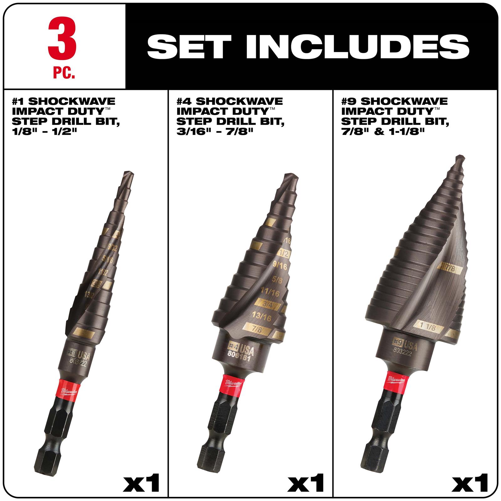 Milwaukee Tool 48-89-9257 Milwaukee SHOCKWAVE Impact Duty Step