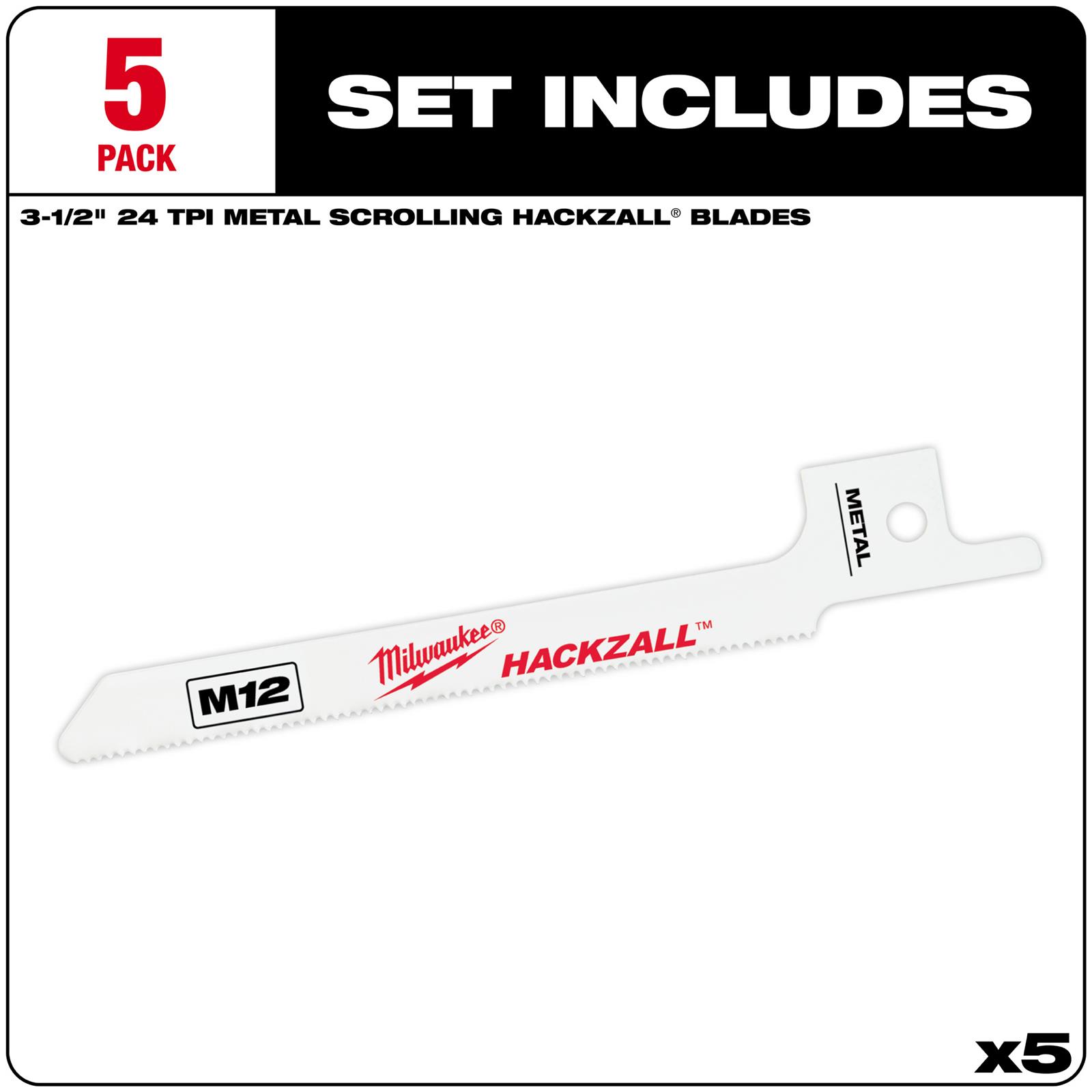 Milwaukee Tool 49005324 Milwaukee HACKZALL Blades Summit Racing