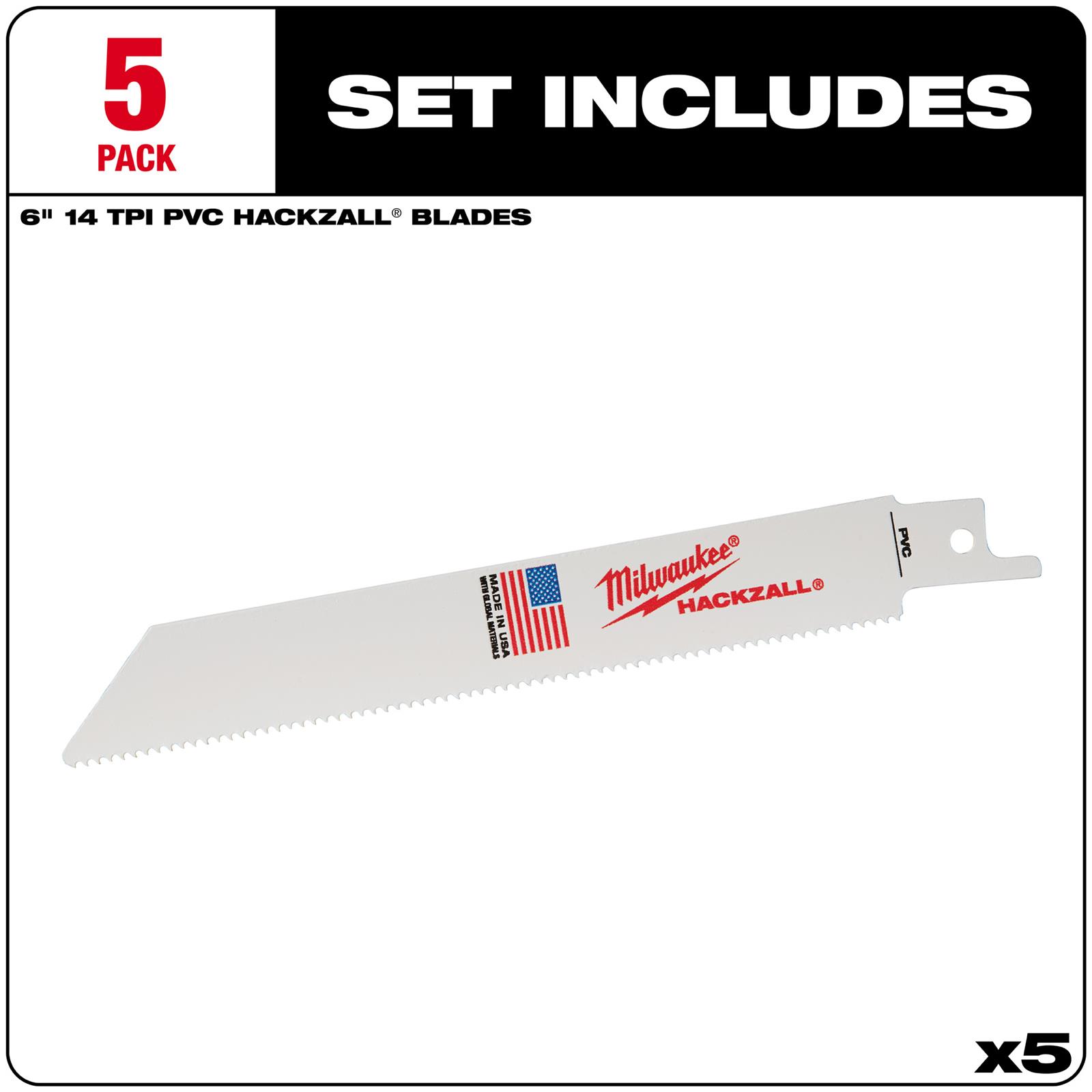 Milwaukee Tool 49005614 Milwaukee HACKZALL Blades Summit Racing