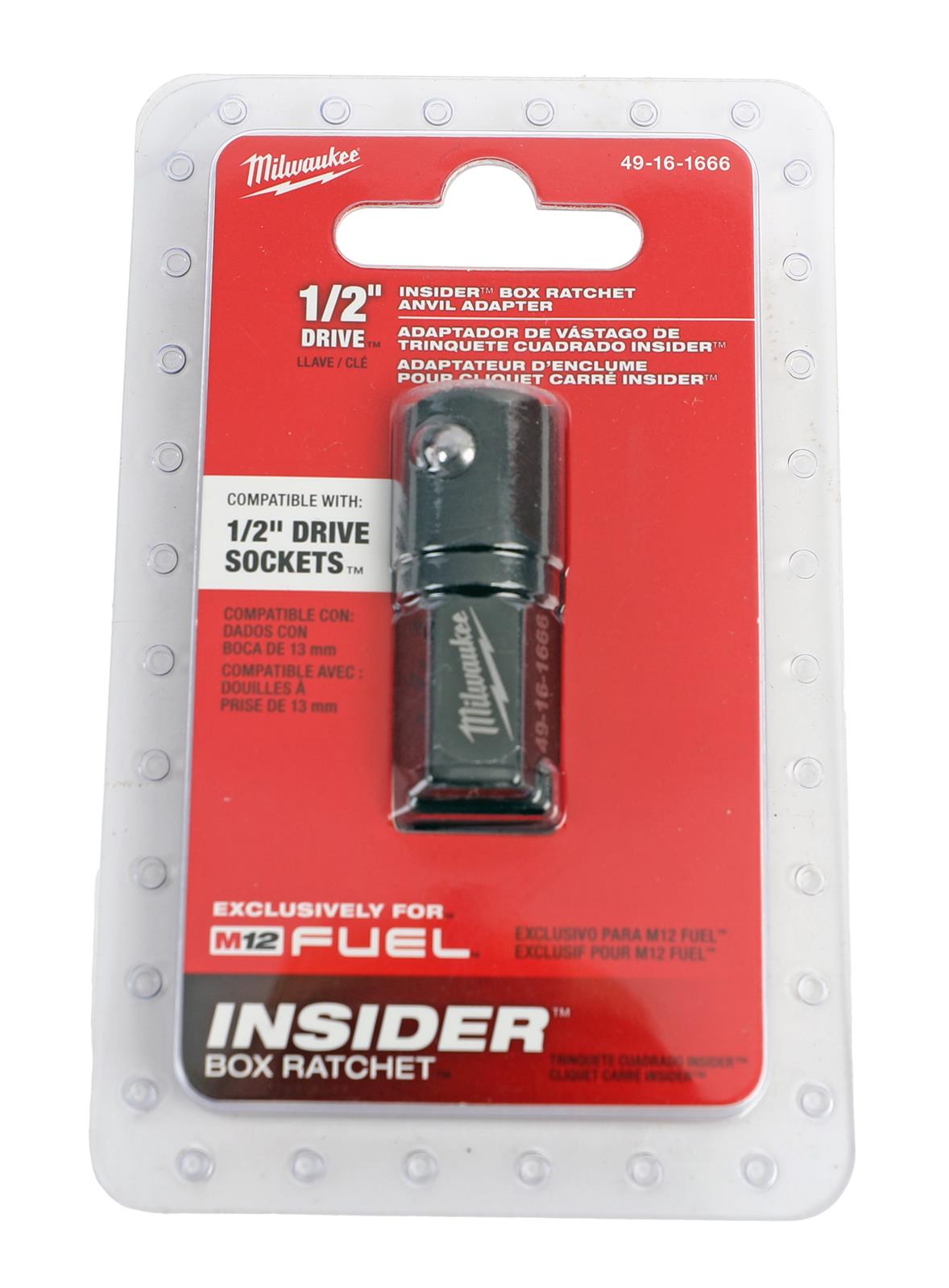 Milwaukee Tool 49-16-1666 Milwaukee INSIDER Anvil Adapters