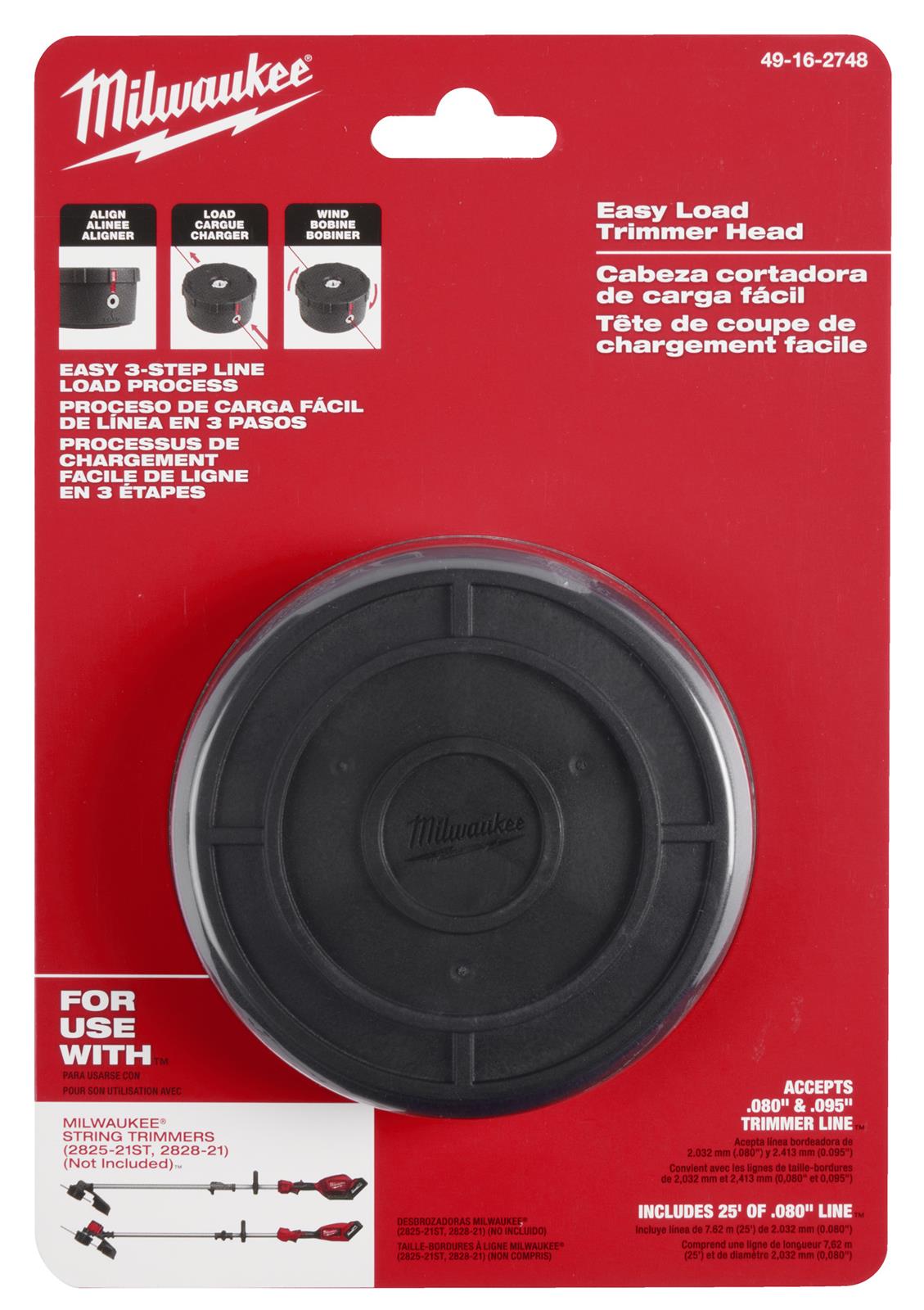 Milwaukee Tool 49162748 Milwaukee Easy Load Trimmer Heads Summit Racing
