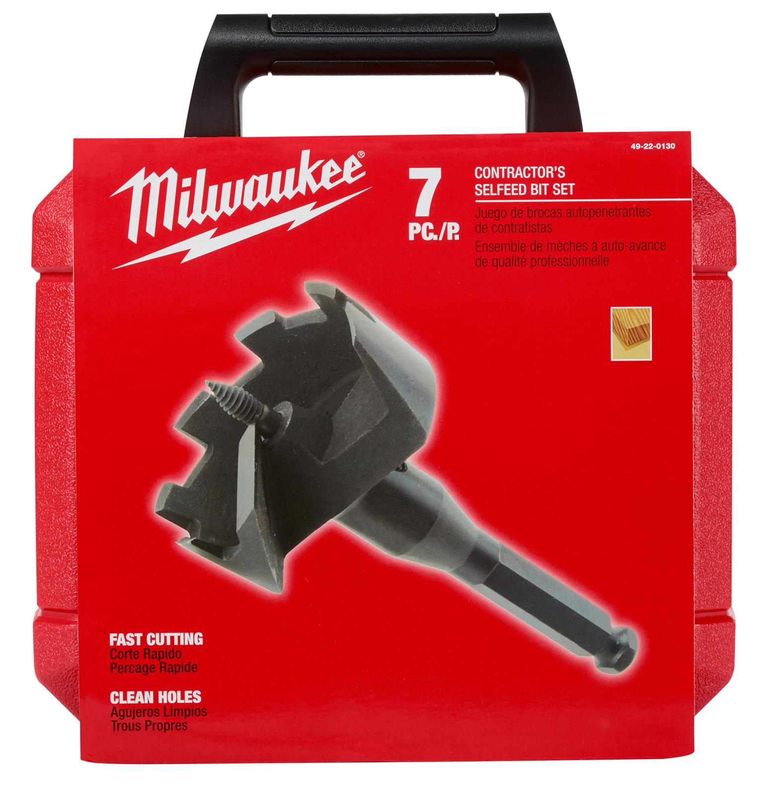 Milwaukee Tool 49220130 Milwaukee SelfFeed Drill Bits Summit Racing