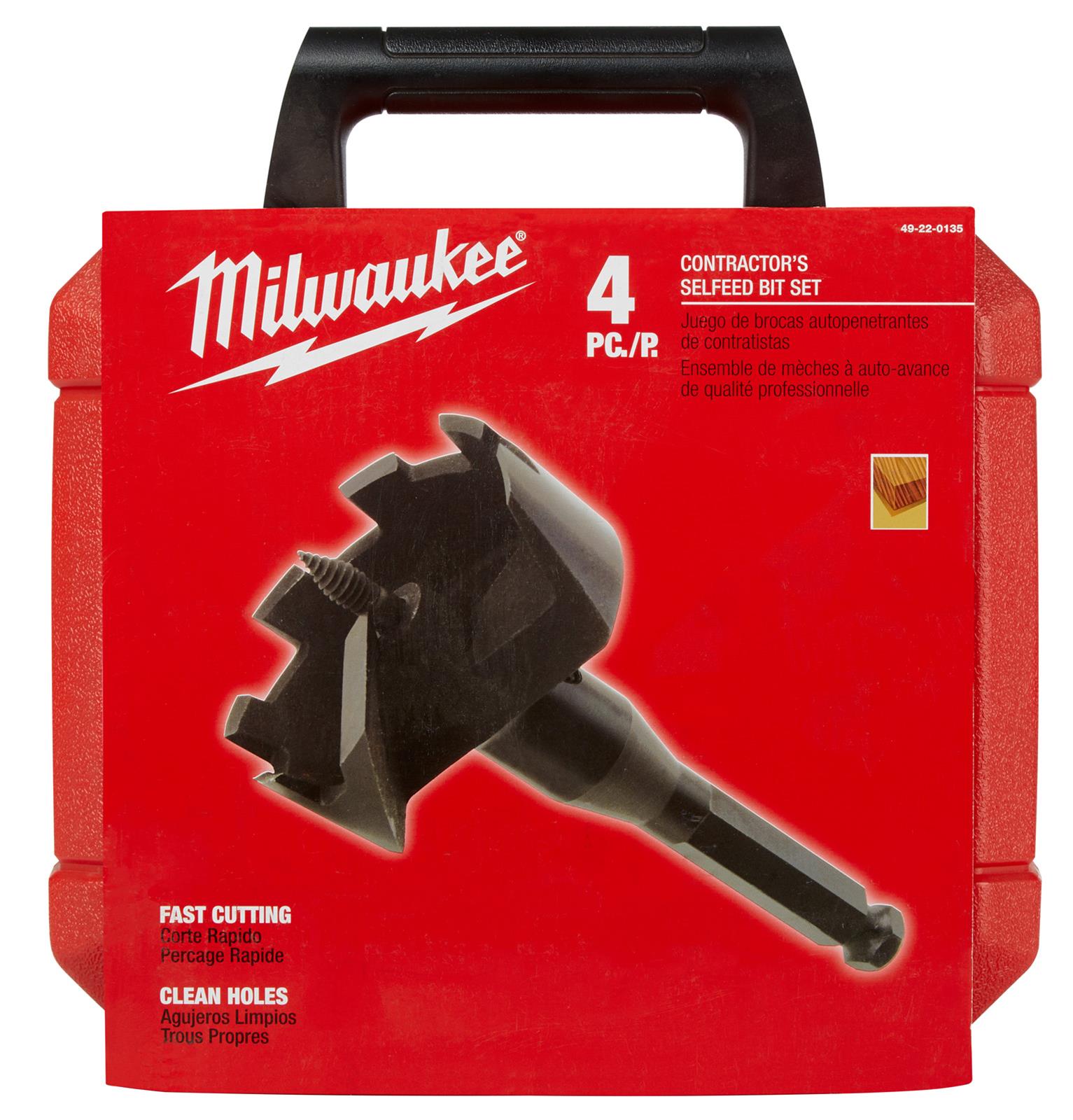 Milwaukee Tool 49220135 Milwaukee SelfFeed Drill Bits Summit Racing
