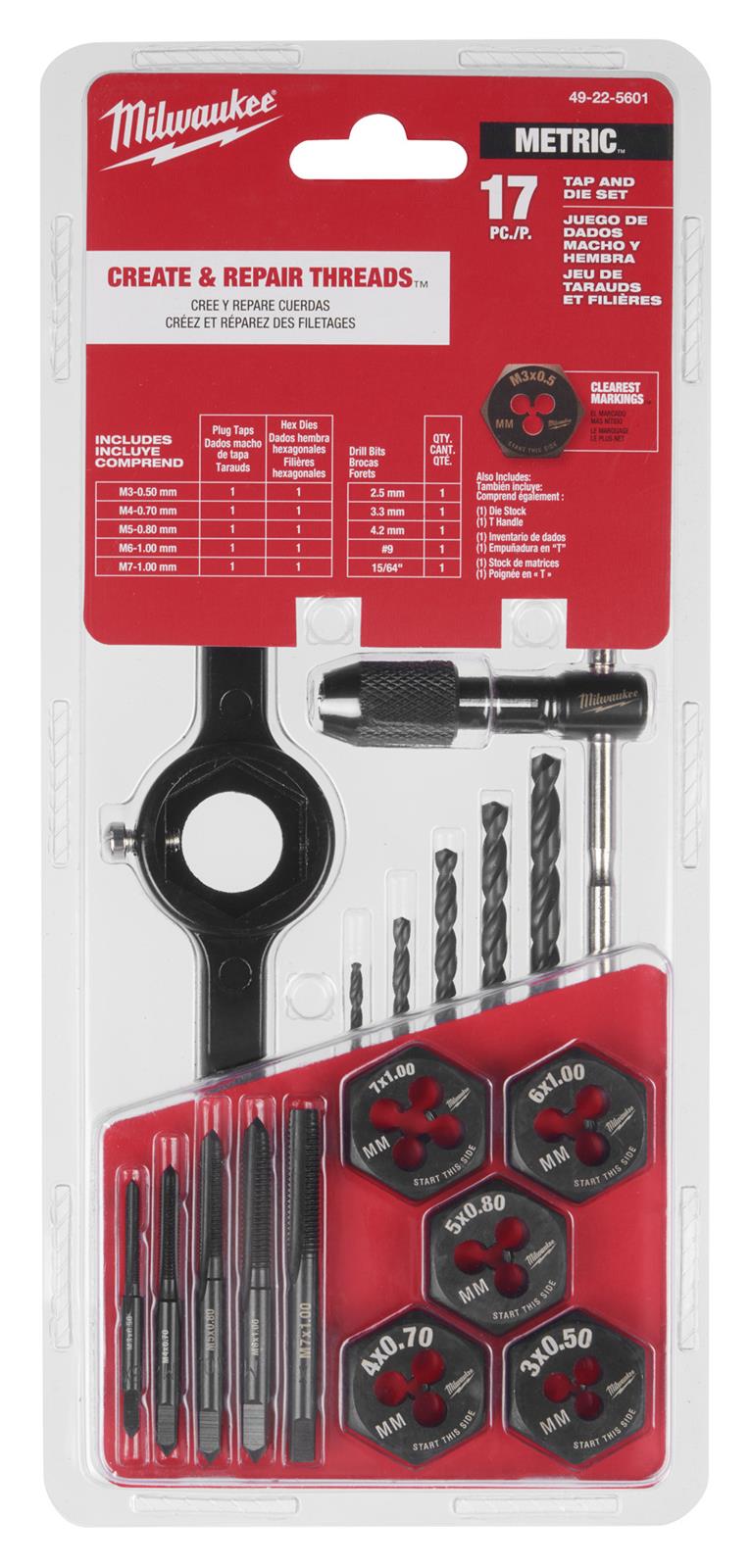 Milwaukee Tool 49-22-5601 Milwaukee Tap and Die Sets | Summit Racing