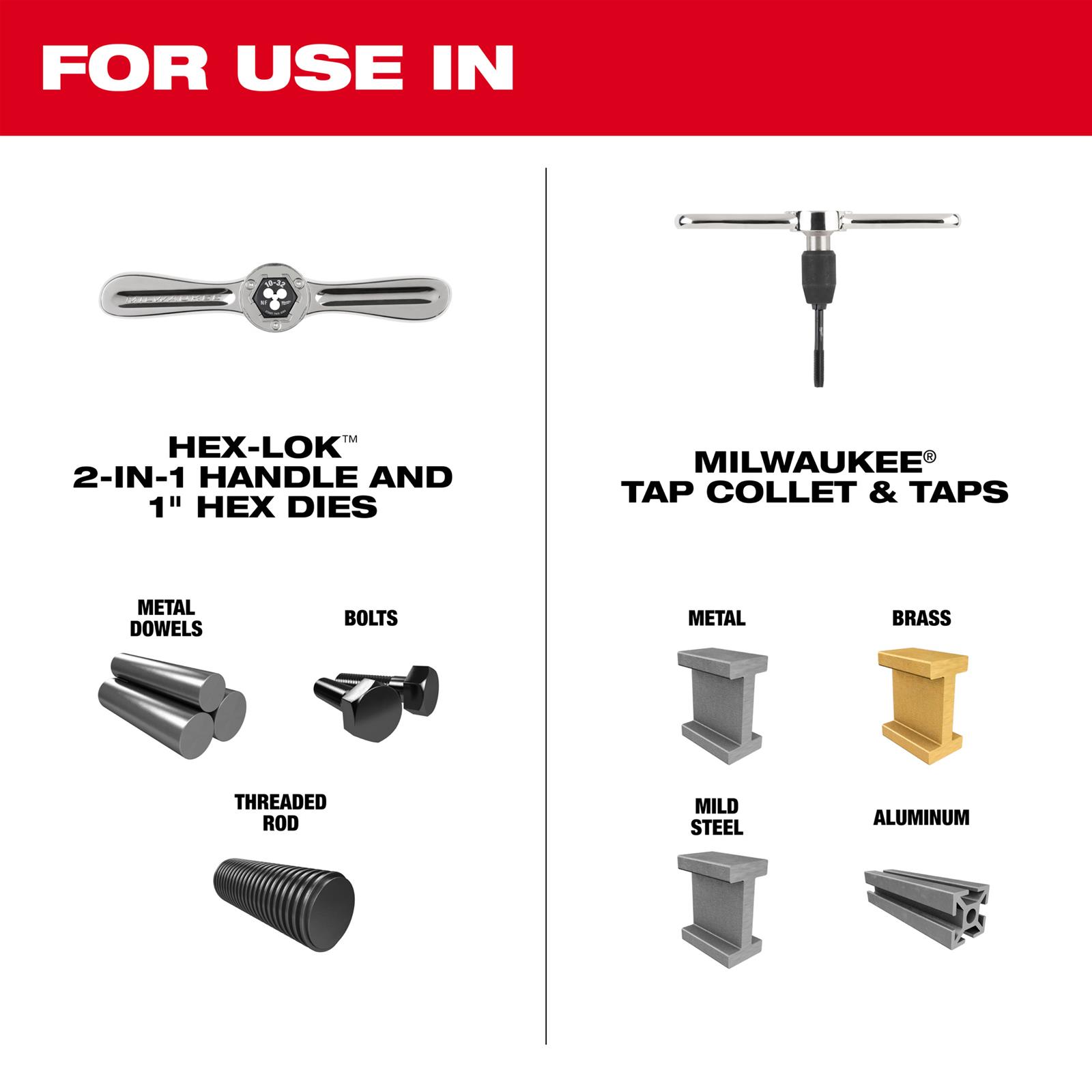 Milwaukee Tool 49225603 Milwaukee PACKOUT Tap and Die Sets Summit