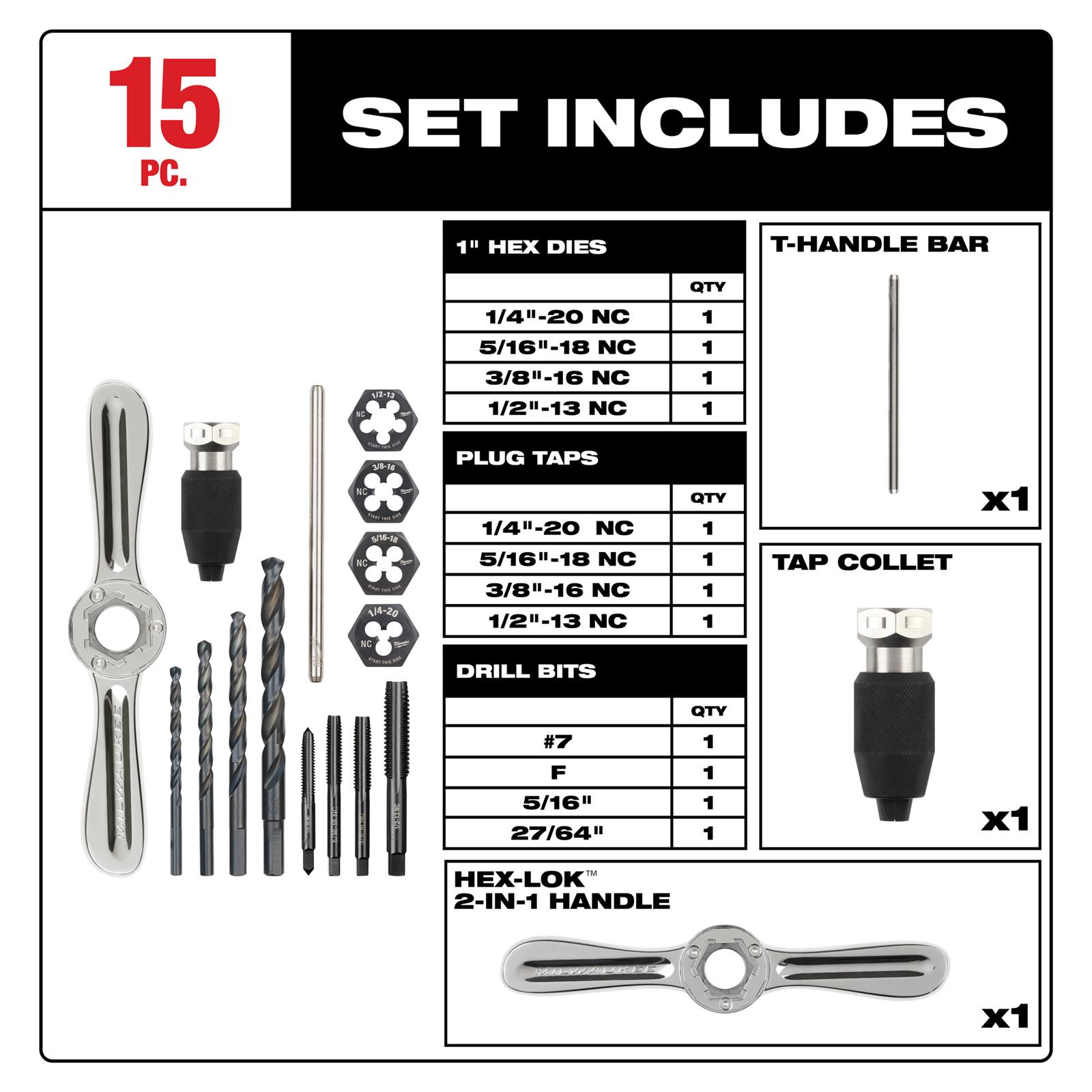 Milwaukee Tool 49-22-5602 Milwaukee Tap and Die Sets | Summit Racing