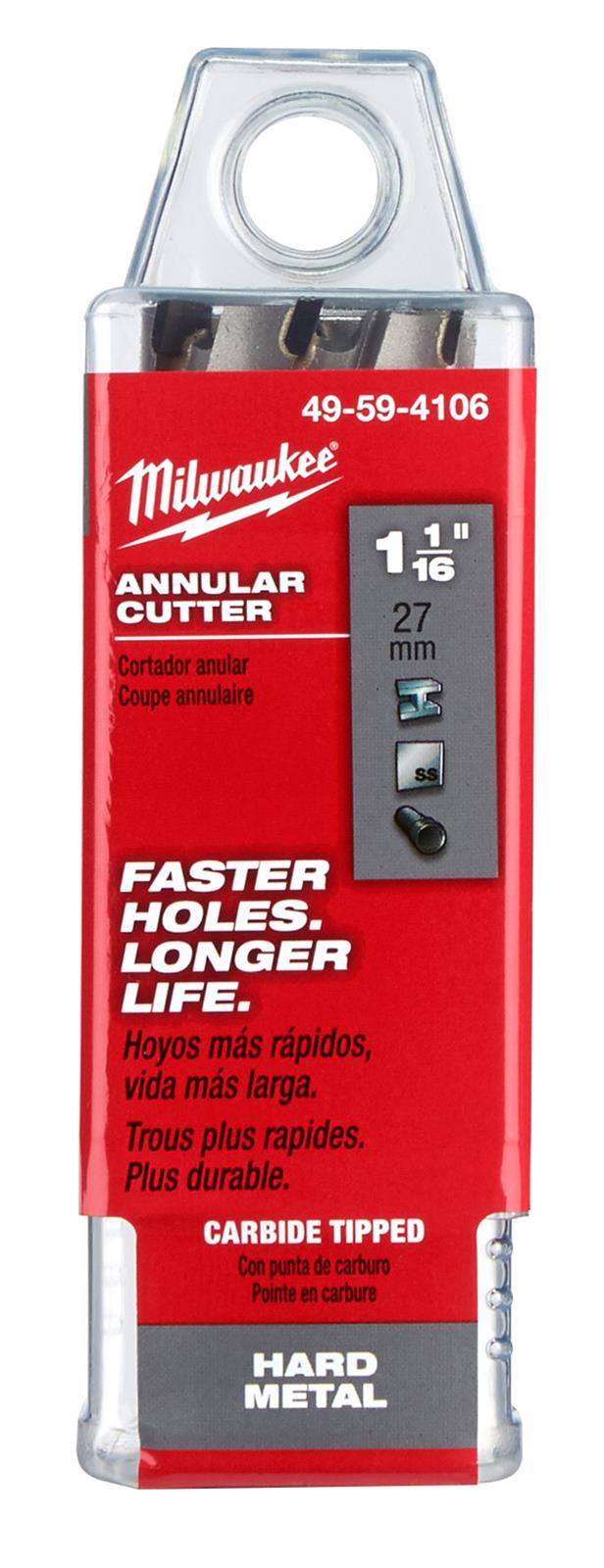 Milwaukee Tool 49594106 Milwaukee Tungsten Carbide Tipped Annular