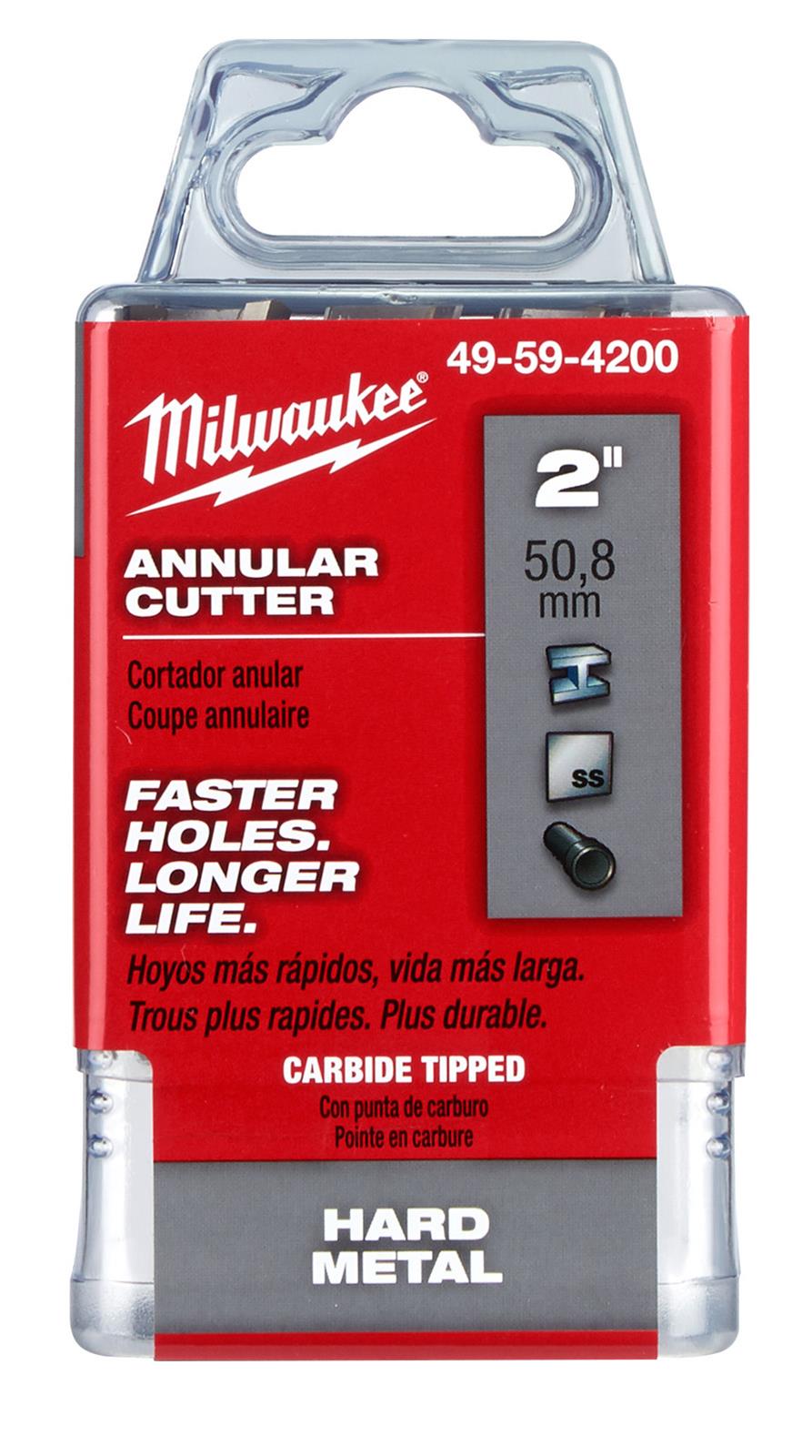 Milwaukee Tool 49594200 Milwaukee Tungsten Carbide Tipped Annular