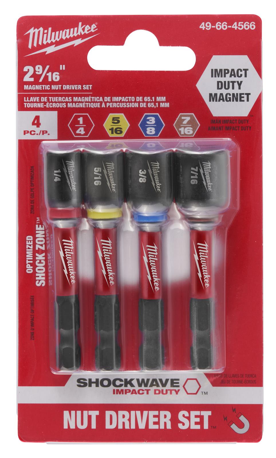 Milwaukee Tool 49-66-4566 Milwaukee SHOCKWAVE Impact Duty Magnetic