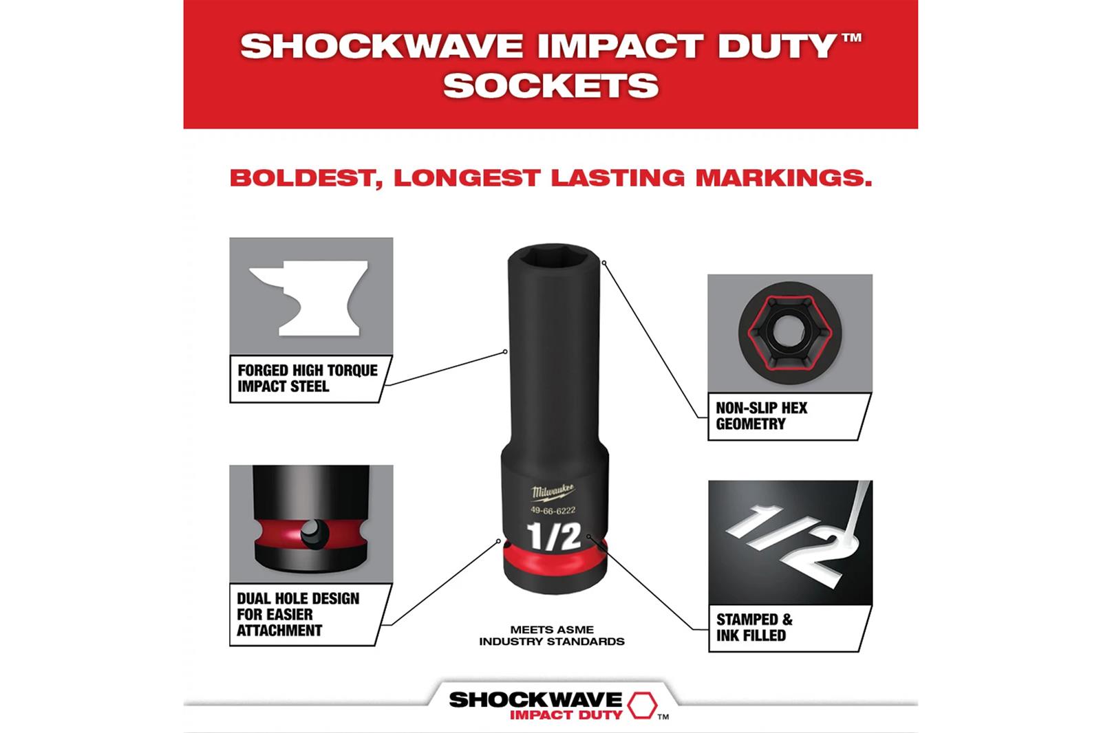 Milwaukee Tool 49-66-6805 Milwaukee PACKOUT SHOCKWAVE Impact-Duty