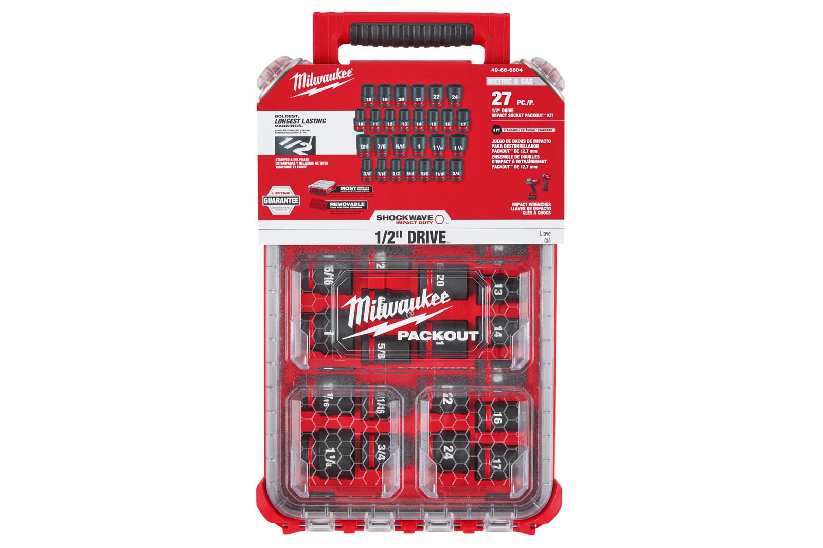 Milwaukee Tool 49-66-6804 Milwaukee PACKOUT SHOCKWAVE Impact-Duty