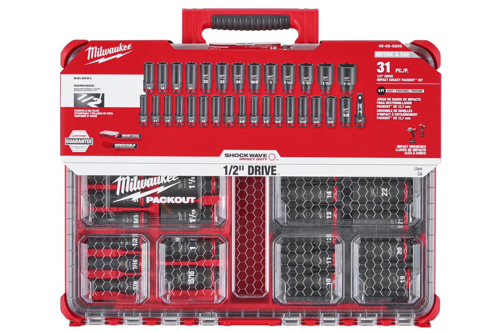 Milwaukee Tool 49-66-6806 Milwaukee PACKOUT SHOCKWAVE Impact-Duty
