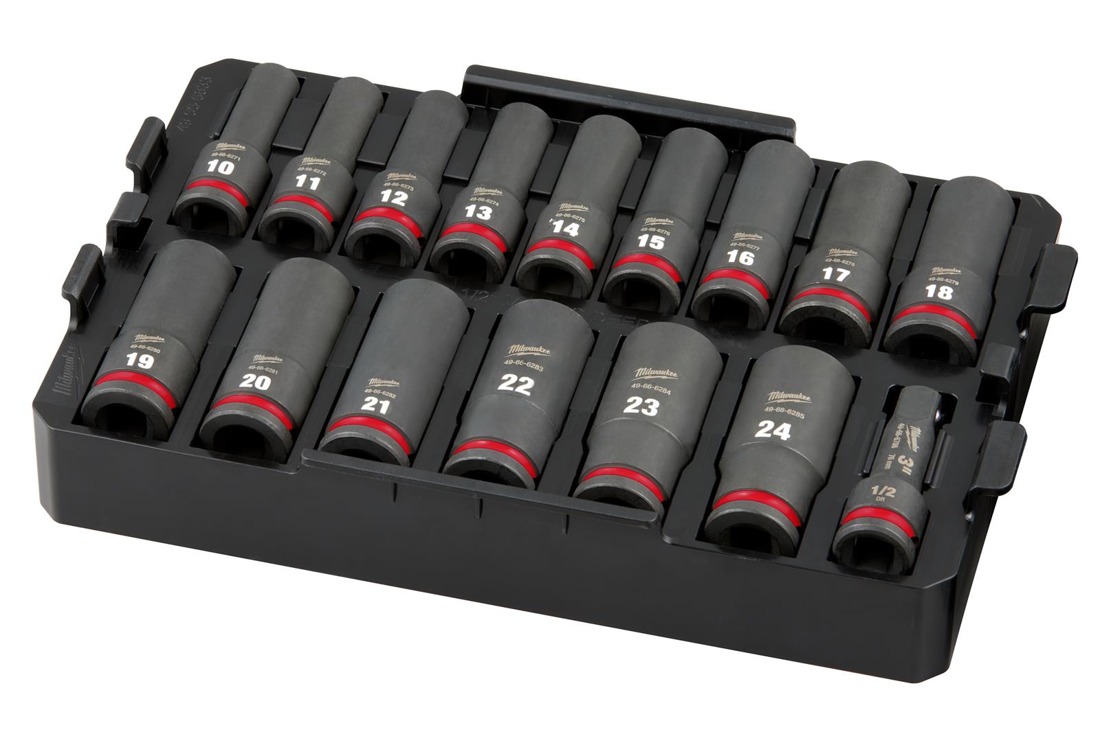 Amy13スニペットとタグセット Milwaukee Tool 49-66-6818 Milwaukee PACKOUT SHOCKWAVE Impact-Duty