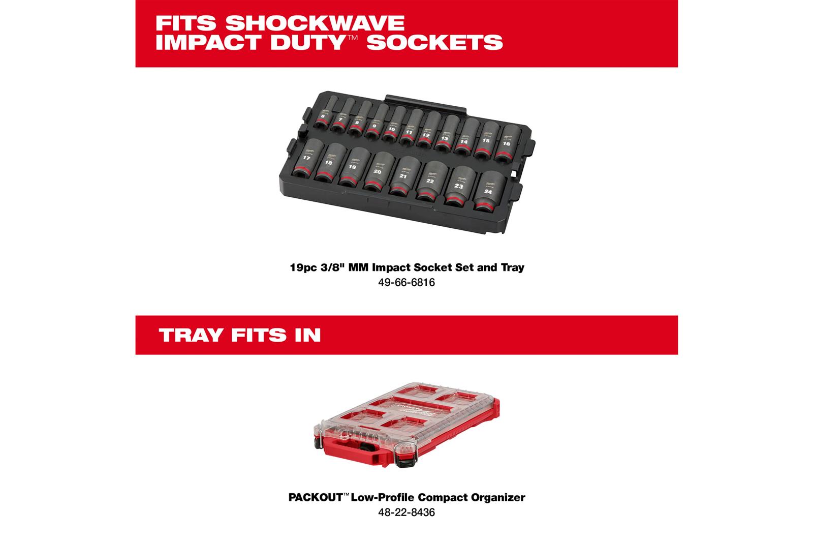 Milwaukee Tool 49-66-6816 Milwaukee PACKOUT SHOCKWAVE Impact-Duty
