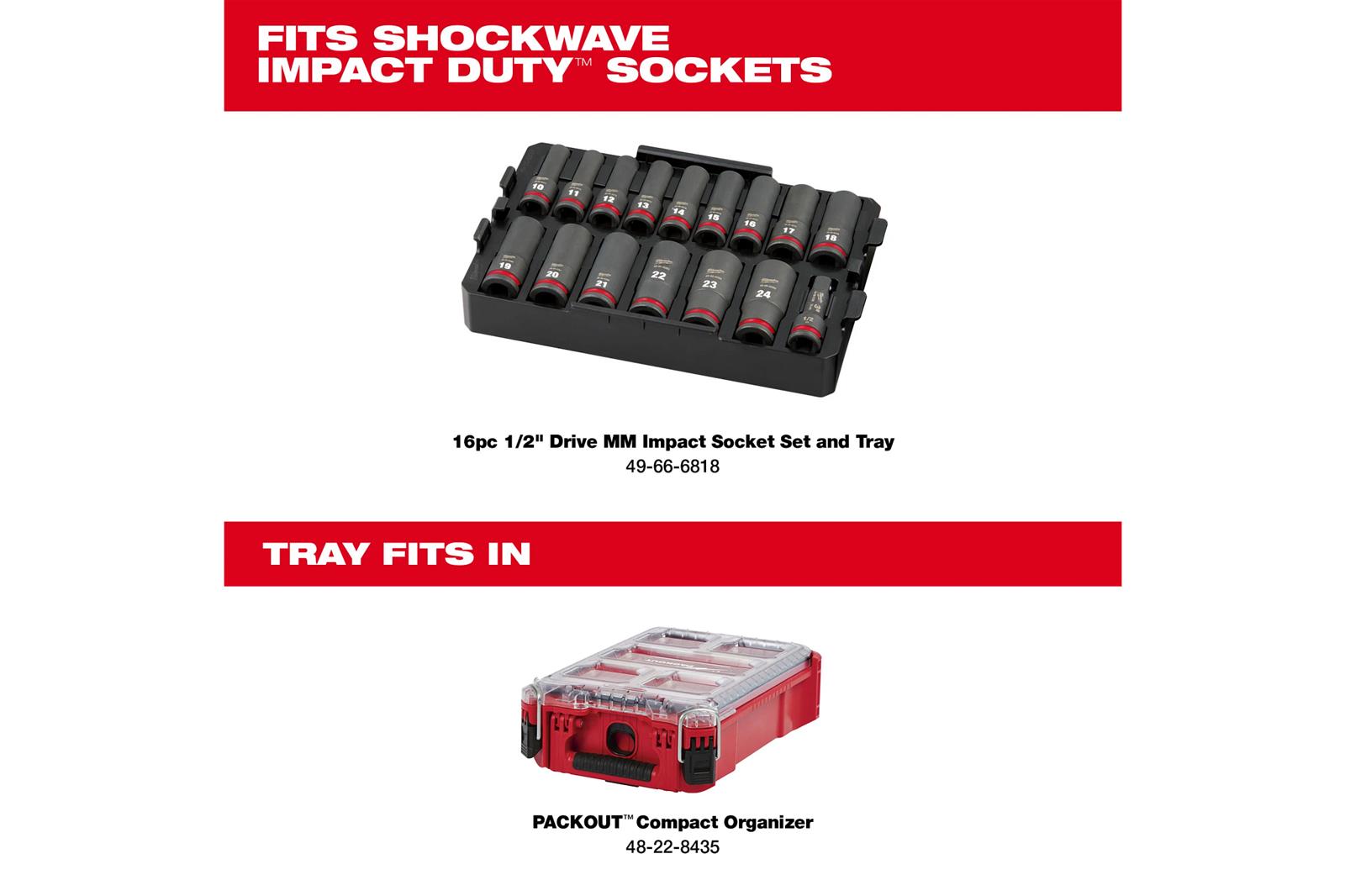 Milwaukee Tool 49-66-6818 Milwaukee PACKOUT SHOCKWAVE Impact-Duty