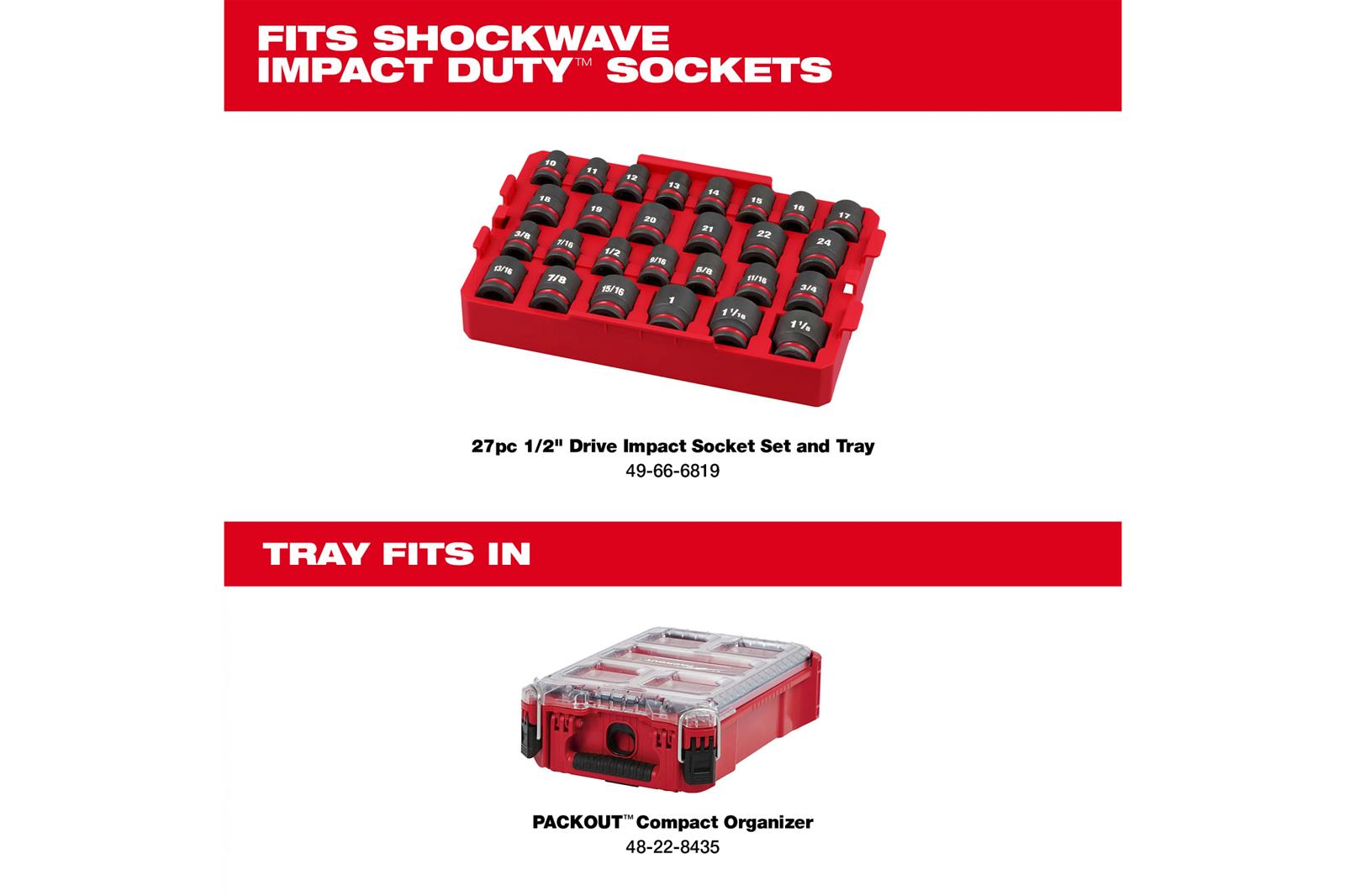 Milwaukee Tool 49666819 Milwaukee PACKOUT SHOCKWAVE ImpactDuty