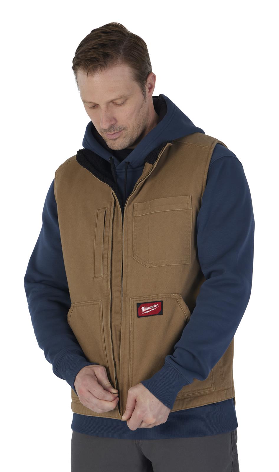 Milwaukee Tool 801BR-3X Milwaukee Heavy-Duty Sherpa-Lined Vests