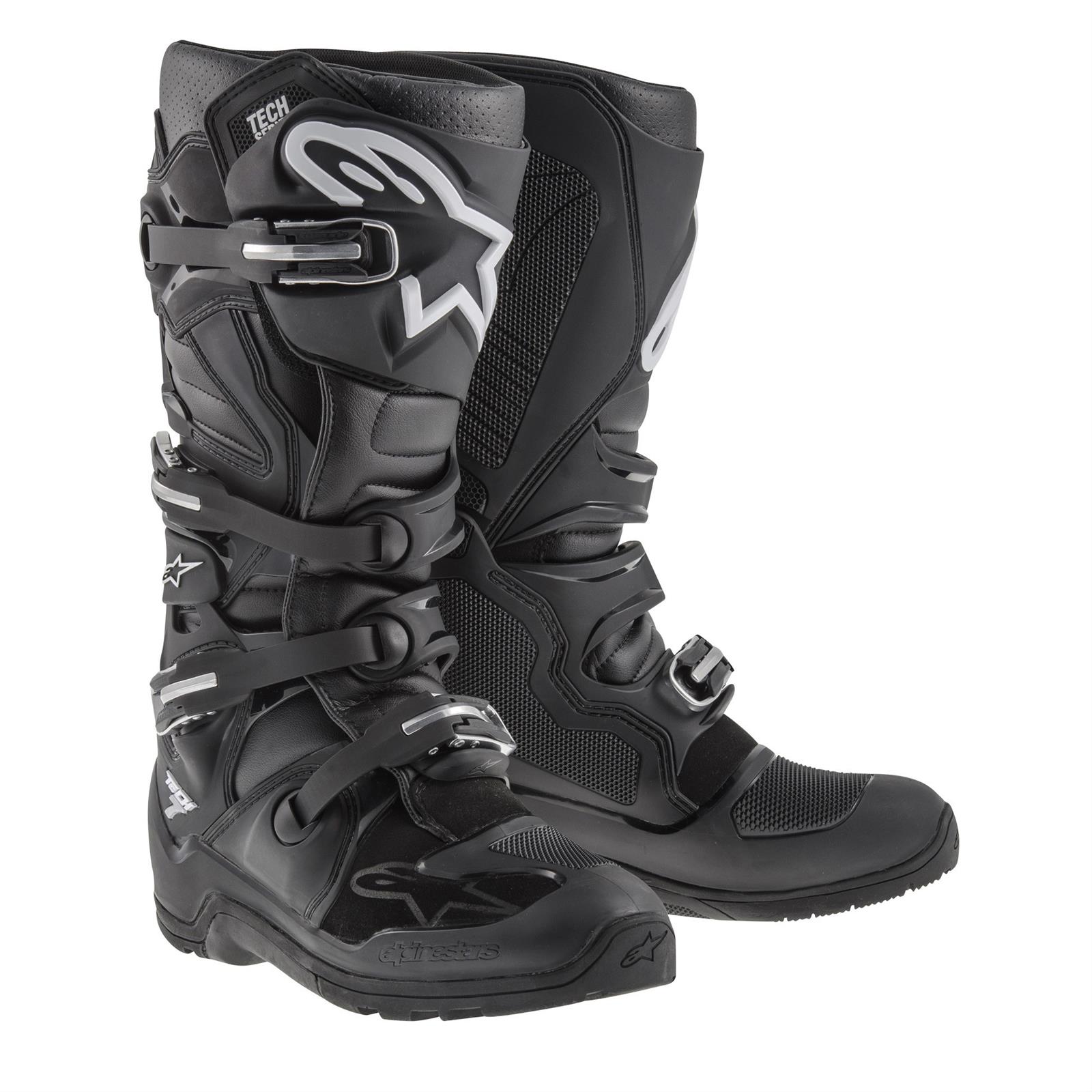 Alpinestars tech hot sale 7 black