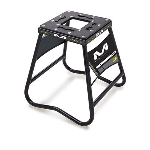Matrix Concepts Powersports Stands and Lifts C2M-101 STANDS, C2 MINI STEEL STAND-W/NAMEPLATE-BLACK