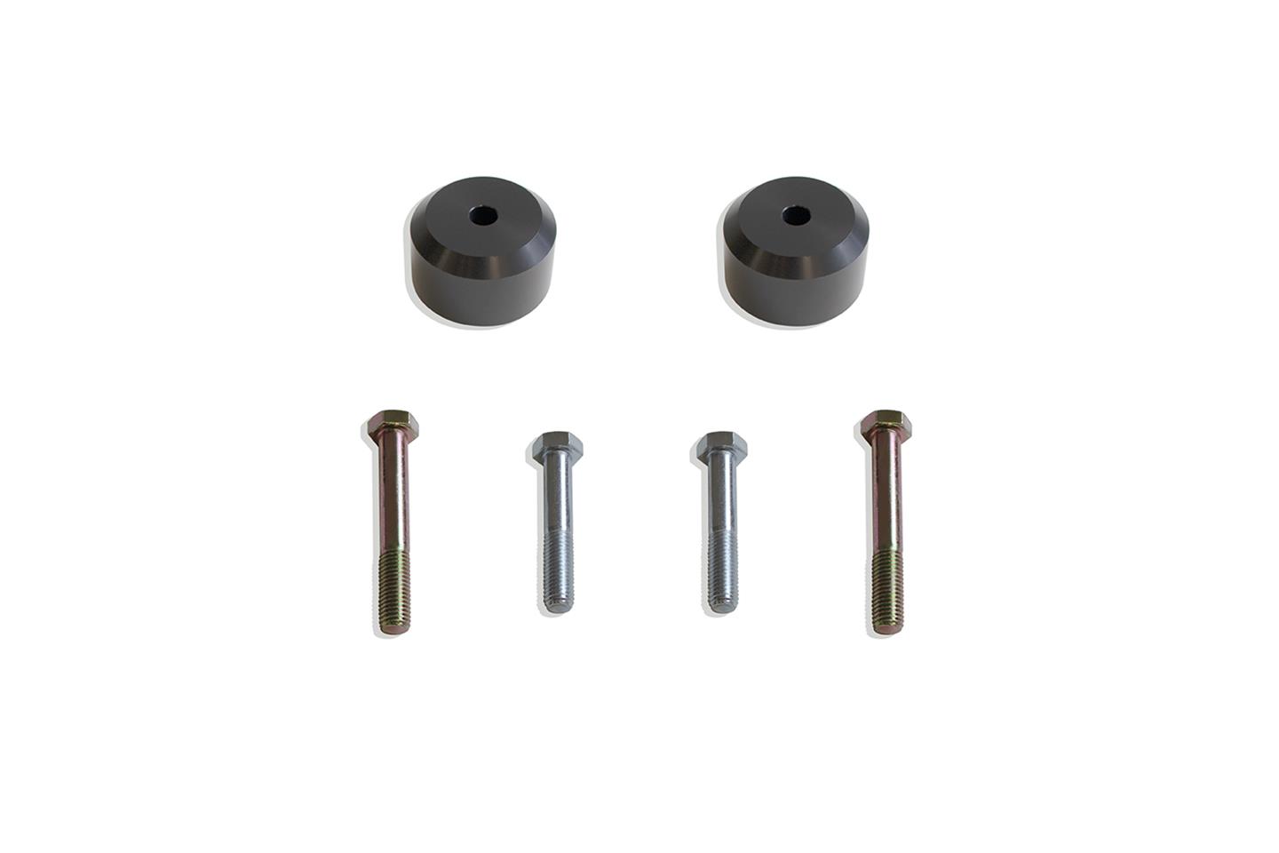 MaxTrac 05-19 Ford F-250/350 4WD 2in Front Leveling Coil Spring Bucket Spacers (Bottom Mount)