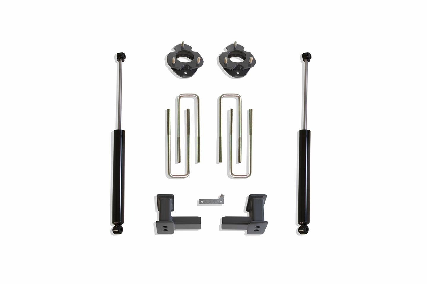 Maxtrac 0.5in Spacers, 4in Blocks/ U-Bolts - Maxtrac Shocks