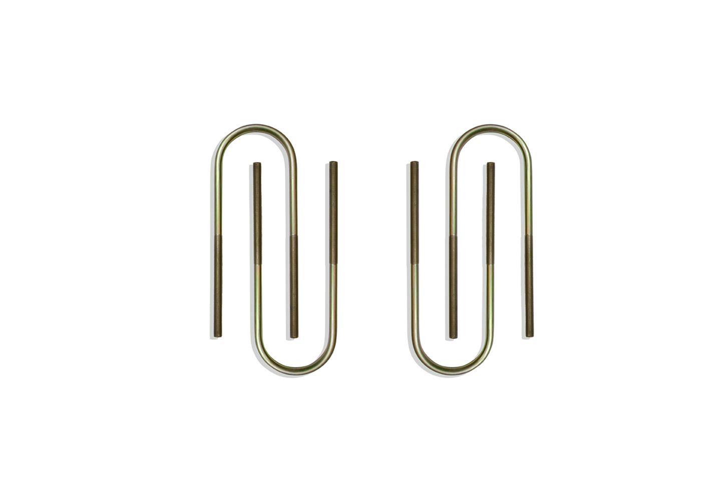MaxTrac Suspension U-Bolts, Leaf Spring 910407 ROUND U-BOLTS (16.5" X 4.125" X 9/16")