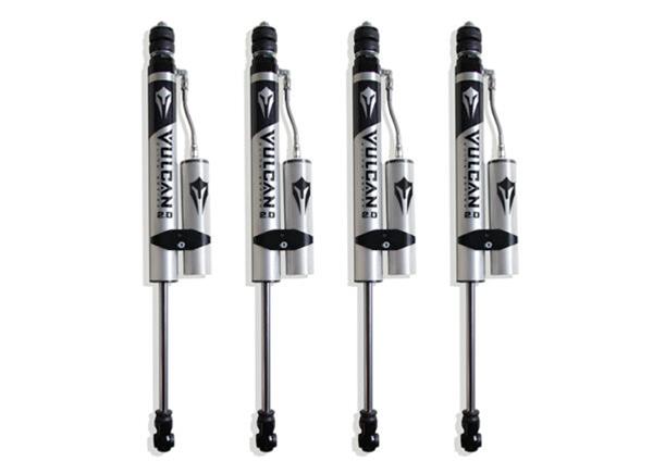 MaxTrac Suspension Shocks and Struts 947260VRA 2014-2024 RAM 2500 4WD F&R VULCAN SERIES RESERVOIR SHOCKS - 6" LIFT HEIGHT (FACTORY REAR AIR RIDE)