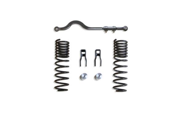 MaxTrac Suspension - Leveling & Lift Kits for 2020-2024 GLADIATOR 949931M-1 JEEP MOJAVE FRONT COILS, TRAC BAR, F. SHOCK EXT MISC. BRACKETS 3" LIFT HEIGHT (BOX 1 OF 2)