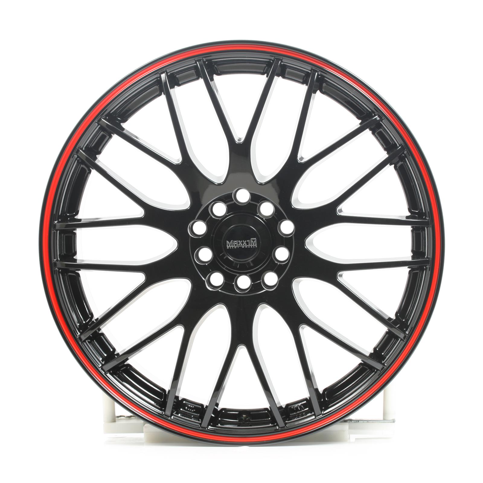 Maxxim Wheel MZ87T04455 Maxxim Maze Black Wheels | Summit Racing