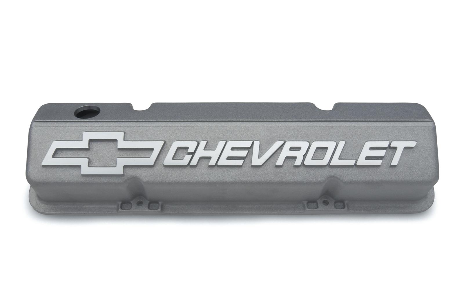 Chevrolet Performance 12480127 Chevrolet Performance Cast Aluminum Valve Covers Summit Racing 9185