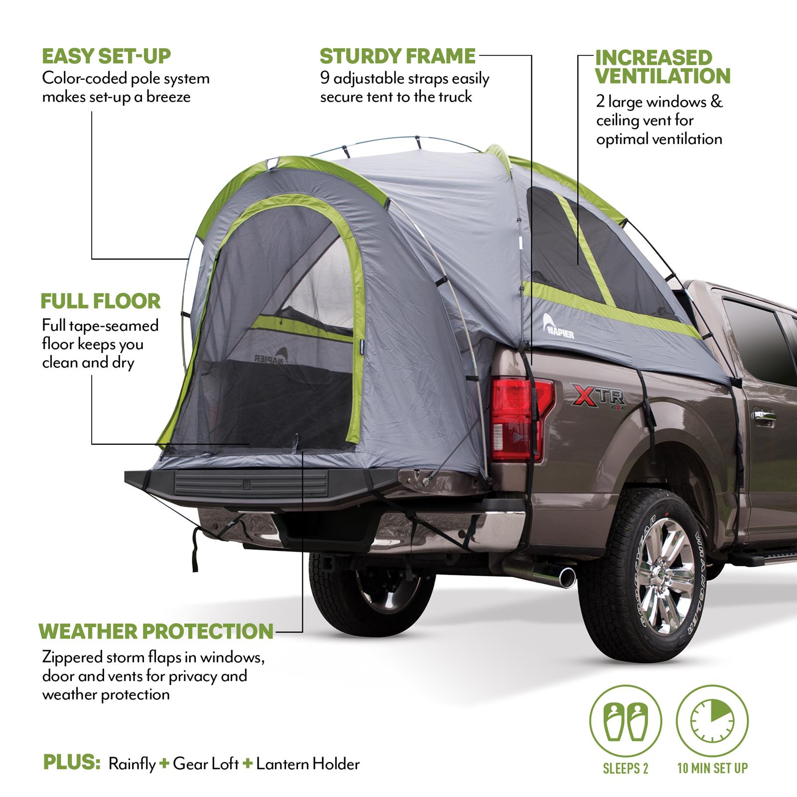 Napier 19011 Napier Backroadz Truck Tents | Summit Racing