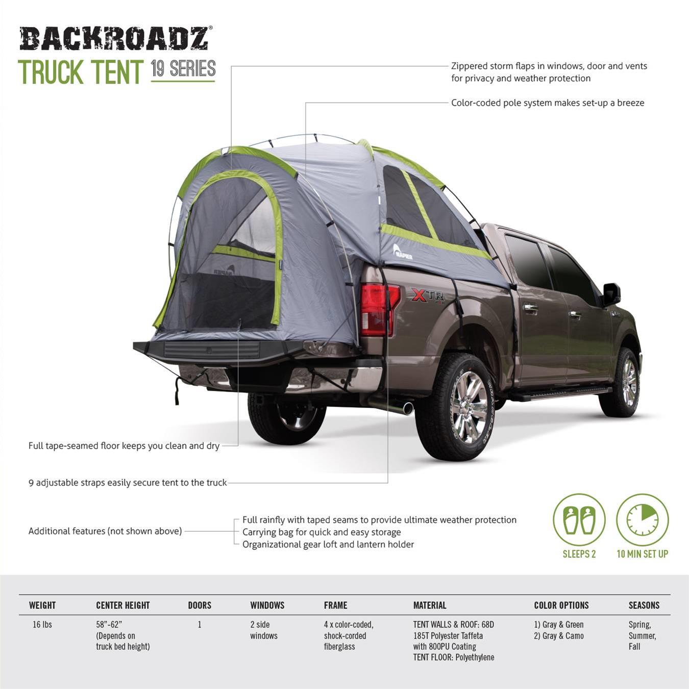 Napier 19033 Napier Backroadz Truck Tents | Summit Racing