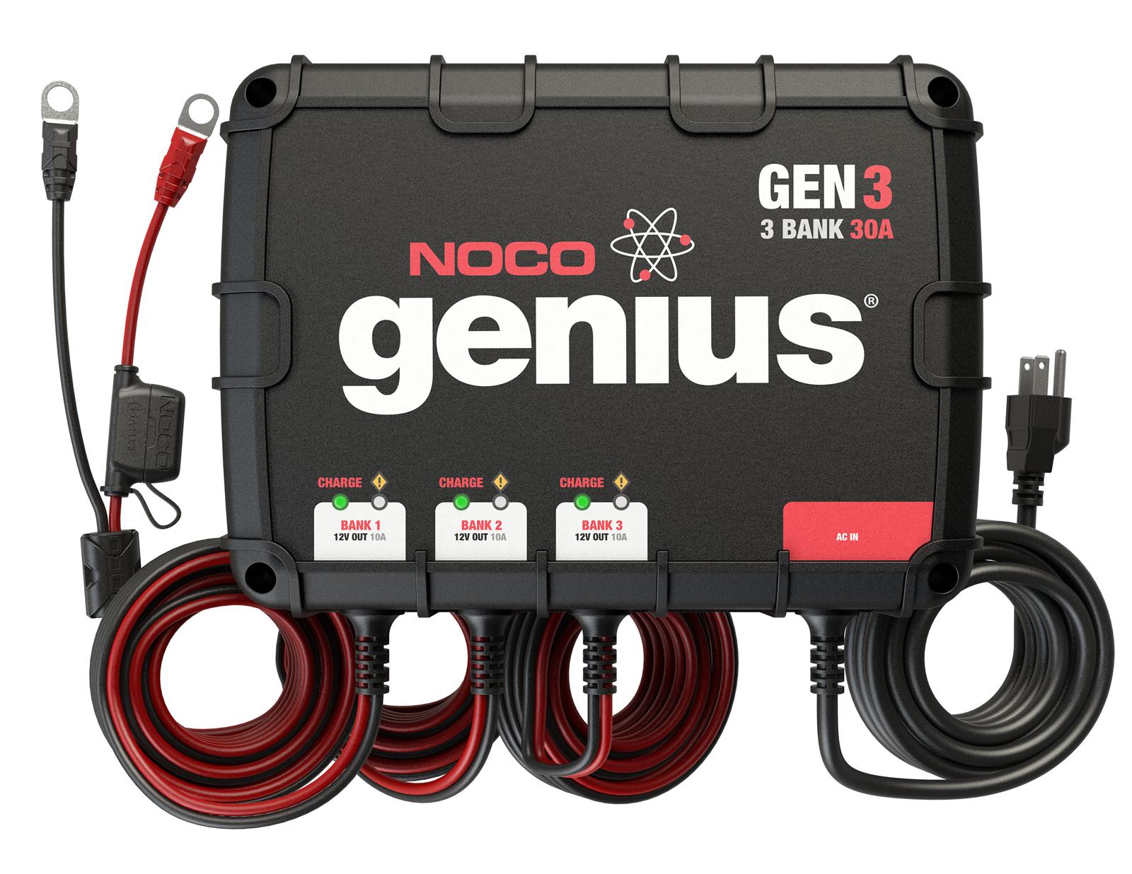 NOCO GEN3 NOCO Genius GEN3 OnBoard Battery Chargers Summit Racing