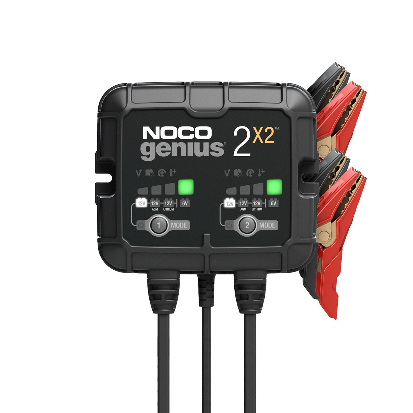 NOCO GENIUS2X2 NOCO GENIUS2X2 Smart Battery Chargers | Summit Racing