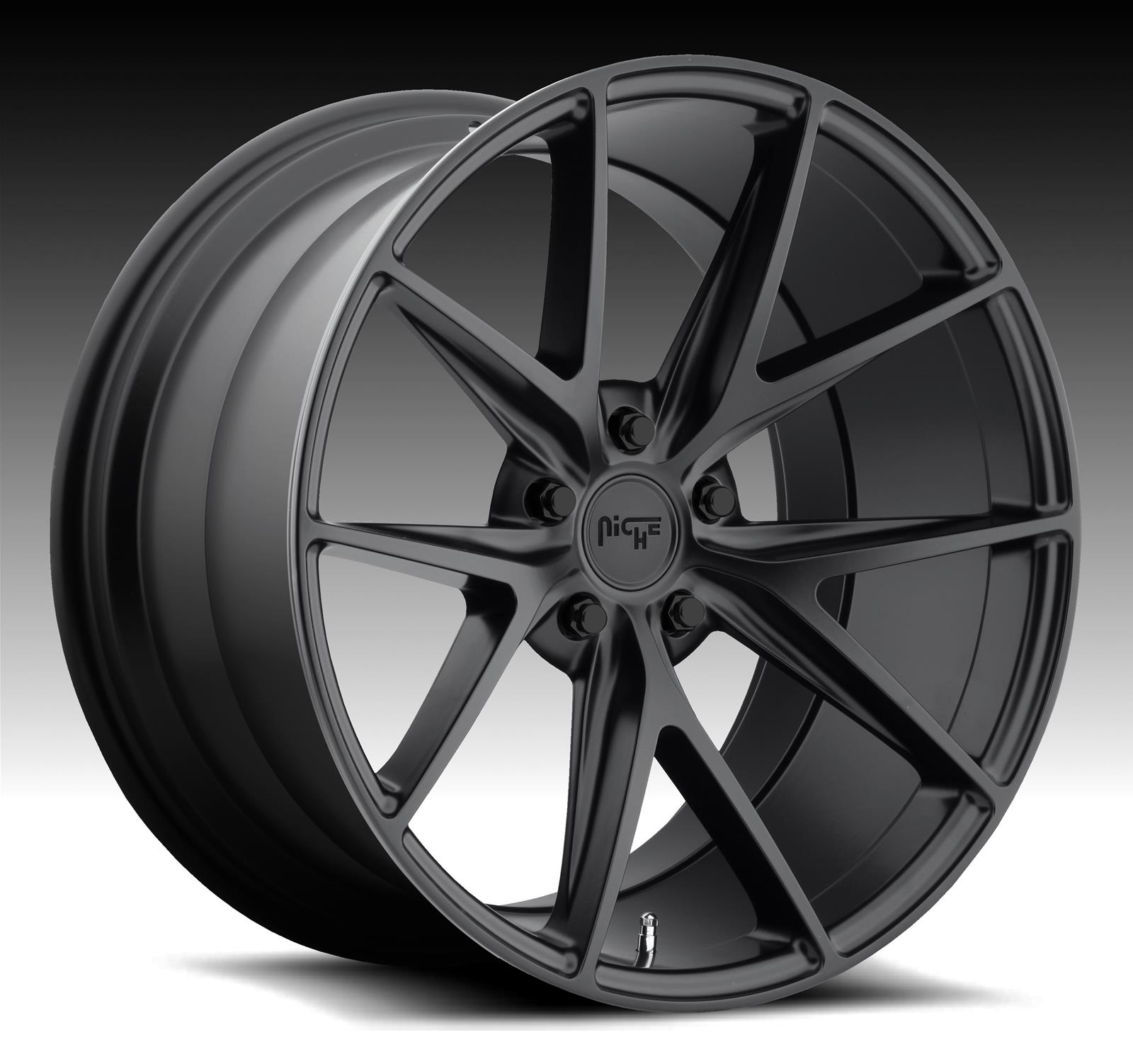 Niche Wheels M117209090+18 Niche M117 Misano Satin Black Wheels ...