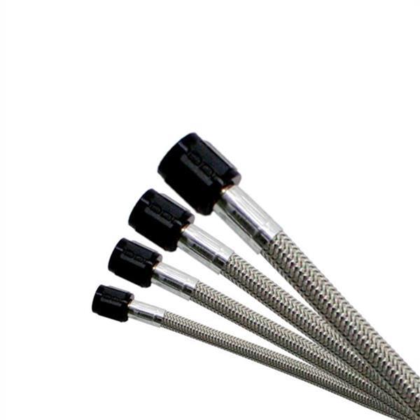 Nitrous Express 6AN 14ft Stainless Steel Braided Hose - Black
