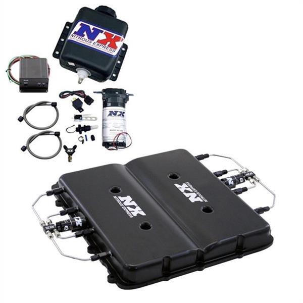 Nitrous Express Stage II Water/Methanol Injection Systems for 2017-2021 CAMARO, 2015-2019 CORVETTE, 2016-2019 CTS - 15127H-LT4 System, Gas, 2, LT4 Supercharger Lid, Hard Lines, Kit