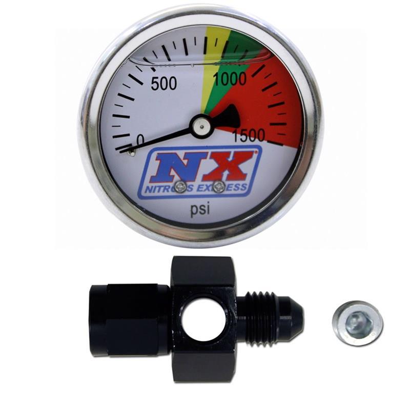 Nitrous Express (NX) 15509 Nitrous Express Flo-Thru Nitrous Pressure Gauges  | Summit Racing