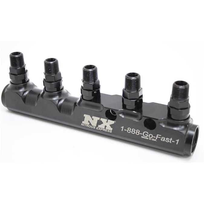 Nitrous Express Fuel Log 5 Port w/Fittings