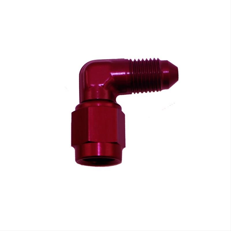 Nitrous Express 3AN Male x 90 -3 Female Swivel - Red thumbnail 2