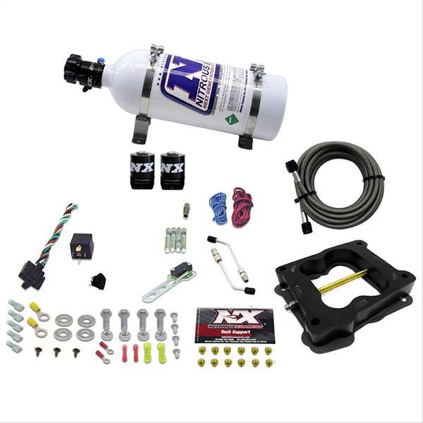 Nitrous Express Q-Jet/Holley Spread Bore Nitrous Kit (50-300HP) w/5lb Bottle
