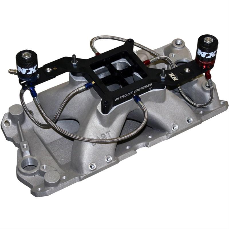Nitrous Express 4150 Billet Crossbar Pro-Power Nitrous Kit (100-500HP) w/10lb Bottle thumbnail 2