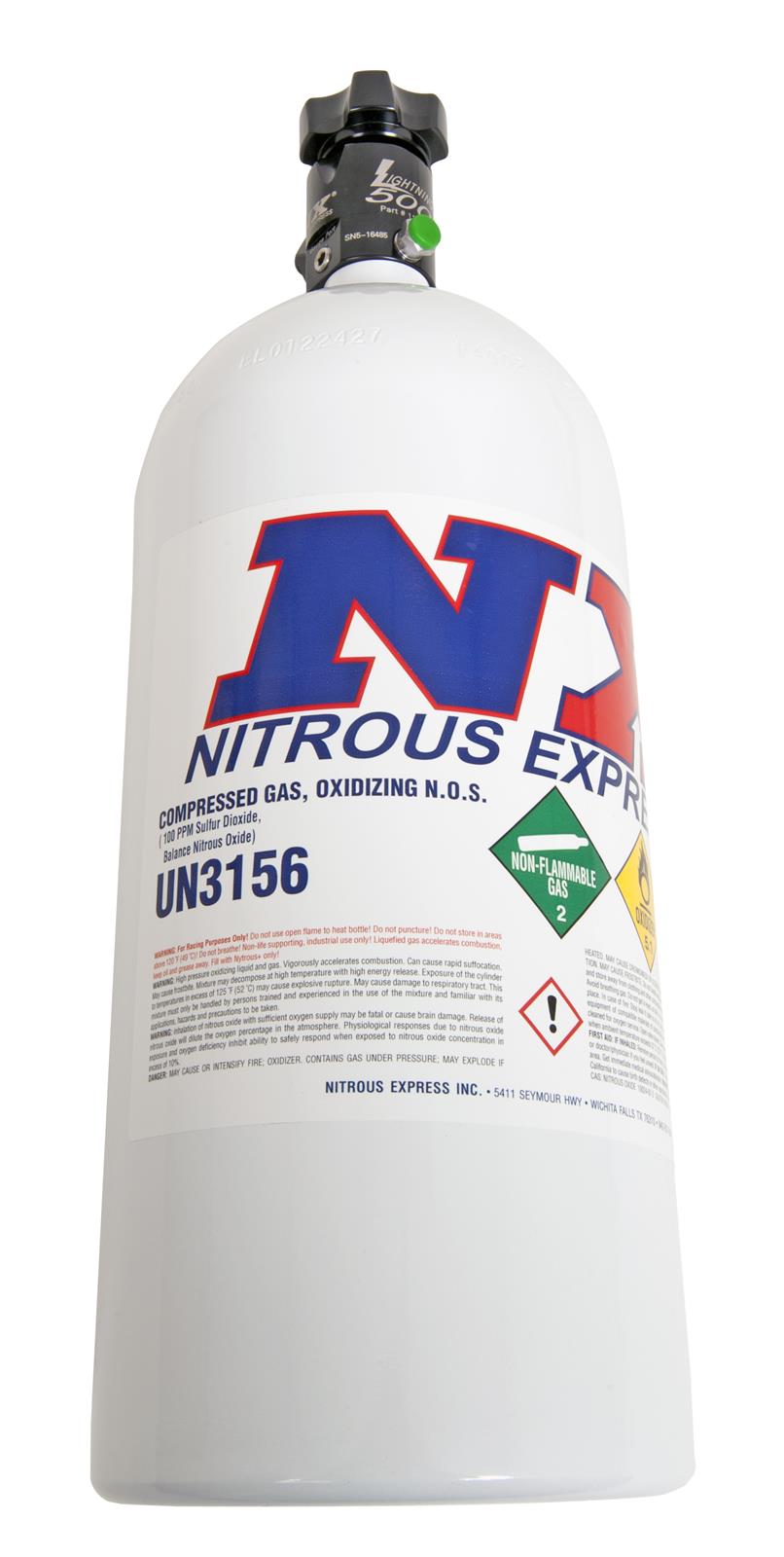 Nitrous Express Dominator Billet Crossbar Pro-Power Nitrous Kit (100-500HP) w/10lb Bottle thumbnail 3