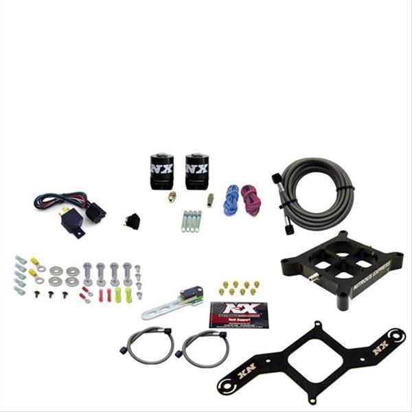 Nitrous Express 4150 Single Entry Crossbar Nitrous Plate Kit Pro-Power (100-500HP) w/o Bottle