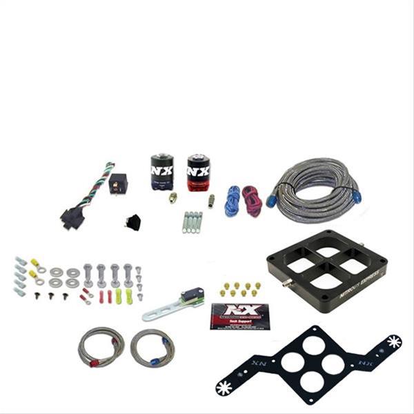 Nitrous Express Dominator Single Entry Billet Crossbar Pro-Power Nitrous Kit (100-500HP) w/o Bottle