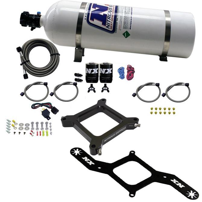 Nitrous Express 4150 Assassin Plate Stage 6 Alcohol 50-300HP (15lb Bottle)